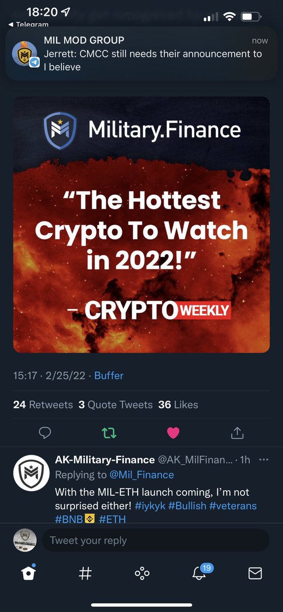 MilCryptoKaiser's tweet photo. @Mil_Finance Done and done! Mil about to change some lives! https://t.co/KMEoggkJlV