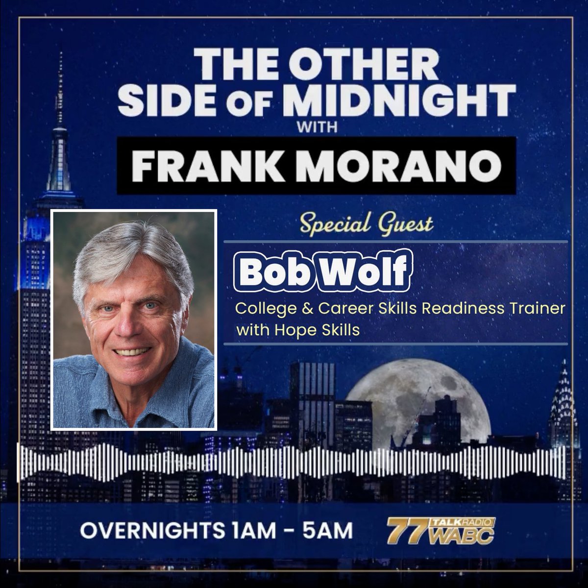 Thanks to <a href="/frankmorano/">Frank Morano</a>, who had me as a guest on his radio show, "The Other Side of Midnight" on <a href="/77WABCradio/">TalkRadio 77 WABC</a>. We talked about the importance of 1st Impression, Interpersonal, Communication, Presentation &amp; Selling skills. Web: bit.ly/MoranoWolf224 MP3: bit.ly/Morano-Wolf224…