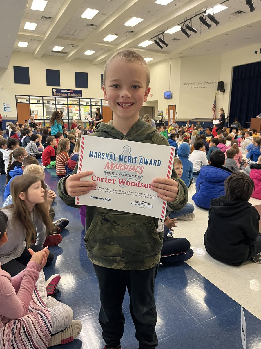 So proud of my Character &amp; Marshal Merit Award winners! <a href="/McClure_2nd/">McClure2nd</a> <a href="/McClureMarshals/">McClure Marshals</a> #mymisd