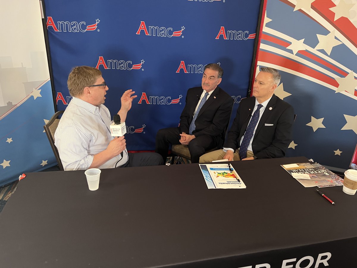 AMACforAmerica's tweet photo. AMAC Action SVP @Amaccapitolhill and AMAC National Spokesman @RCharles4USA had the pleasure of sitting down with @FreeEntProject's
@ScottShepardFEP to discuss woke capitalism and shareholder activism!
Thank you for stopping by today!
#AMACforAmerica #AMACatCPAC #CPAC2022 https://t.co/vldEfyOrrZ