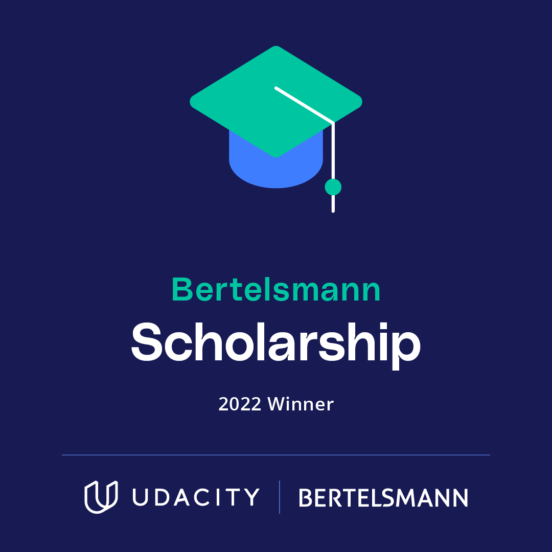 MBaltakiene's tweet photo. #50000Chances #UdacityTechScholars #PoweredByBertelsmann https://t.co/1IawzHLrpq