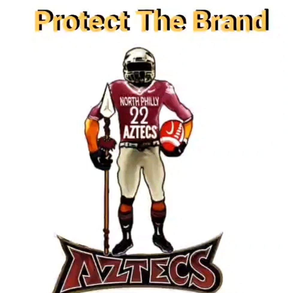 The N.P. Aztecs est in 1993, first year on the field 1994. He don't get no more crime and violence prevention than this.