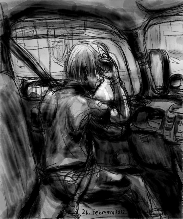 Hageus_Hagekura's tweet photo. 「労働は遂行する」「絵も描く」「両方」やらなくっちゃあならないってのが「ヘボ社畜絵描き」のつらいところだな
#adobefresco #毎日のコンポジション #日々描く #ジェスチャードローイング #dailycomposition #gesturedrawing #quickdrawing #lifedrawing https://t.co/WXoIMY2tIY