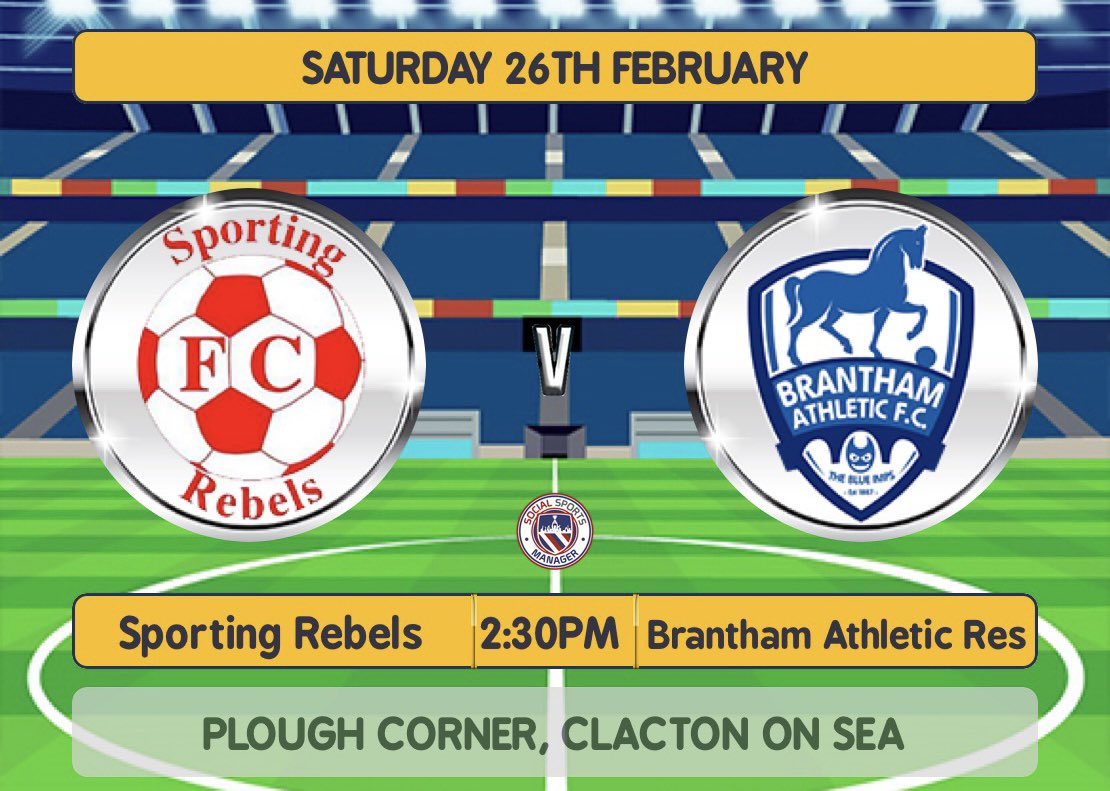 rebels_sporting's tweet photo. We’re back in action tomorrow against @BranthamAth #COYR🔴⚪️⚫️ https://t.co/Idhz5KI7pP
