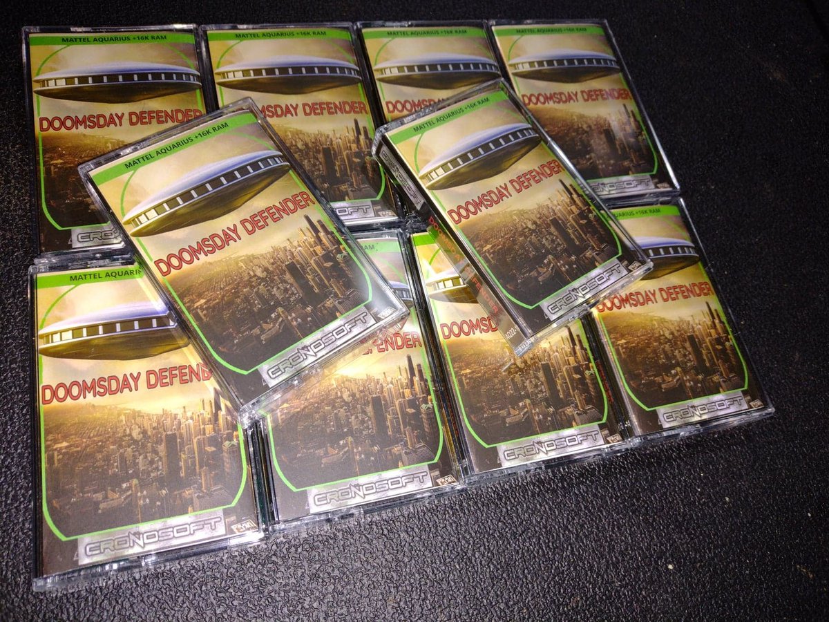 loudscotsbloke's tweet photo. My 3rd Mattel Aquarius game - Doomsday Defender, is now available to purchase on cassette from Cronosoft! https://t.co/c4qqSpC5A1
#doomsdaydefender #mattelaquarius
Your wee blue key deserves a nice new 2022 game! on a real cassette!! ππ https://t.co/6Fnlnz9q9e