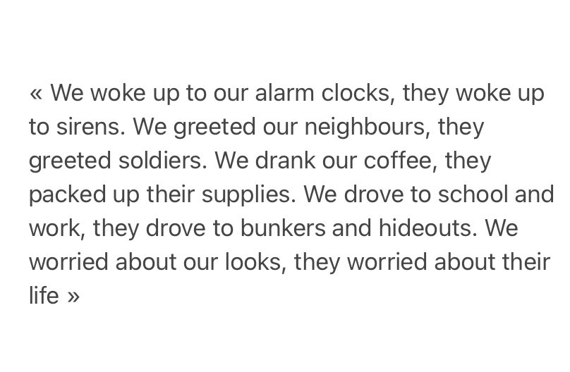DebMalseed's tweet photo. My 16 year old wrote this piece in relation to what is happening in Ukraine. Puts things in perspective. Wonder if it makes those who support the freedom convoy have second thoughts about what they are fighting for. https://t.co/SbAPBvuHNh