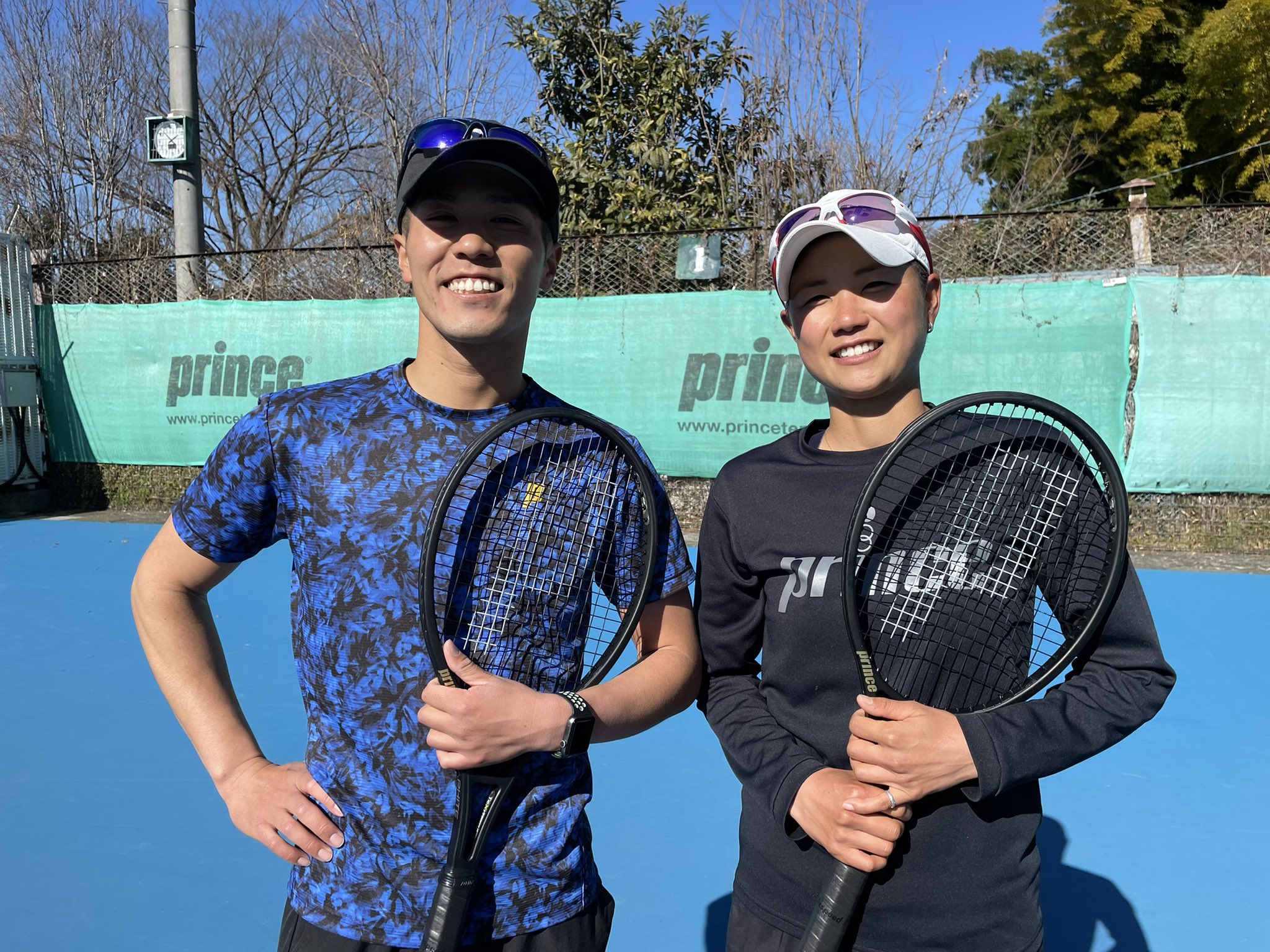 関口陽一郎 御徒町太郎 桜田倶楽部のコーチ2人 テニス かっこいいしテニスウェア姿も凛々しい インプレ撮影ご協力ありがとうございました 写真2枚目のジャケット パンツは防風でめっちゃ暖かいです T Co Yfyrmtpyax 桜田倶楽部 Prince
