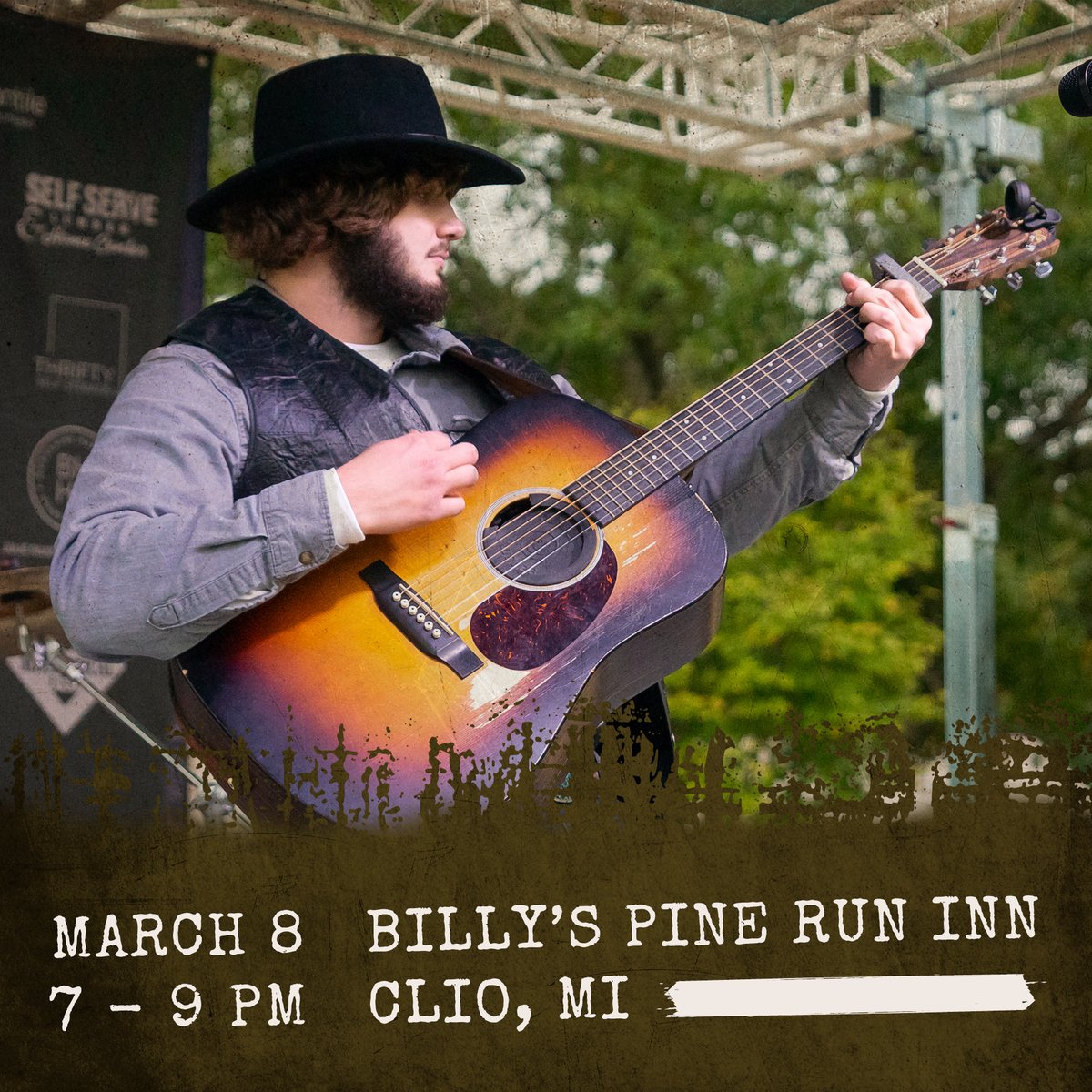 Back at Billy’s Pine Run Inn tonight, come get a drink and listen to good music.