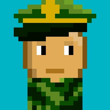 quqibread's tweet photo. New drop here! 
"Military Edition" #0017 
Listing price 0.008
Polygon Net

@opensea 
#NFT #NFTs #NFTCollection #NFTcollectible #nftart #nftpixelart #pixelart #NFTdrop https://t.co/7LFBGHvzYh