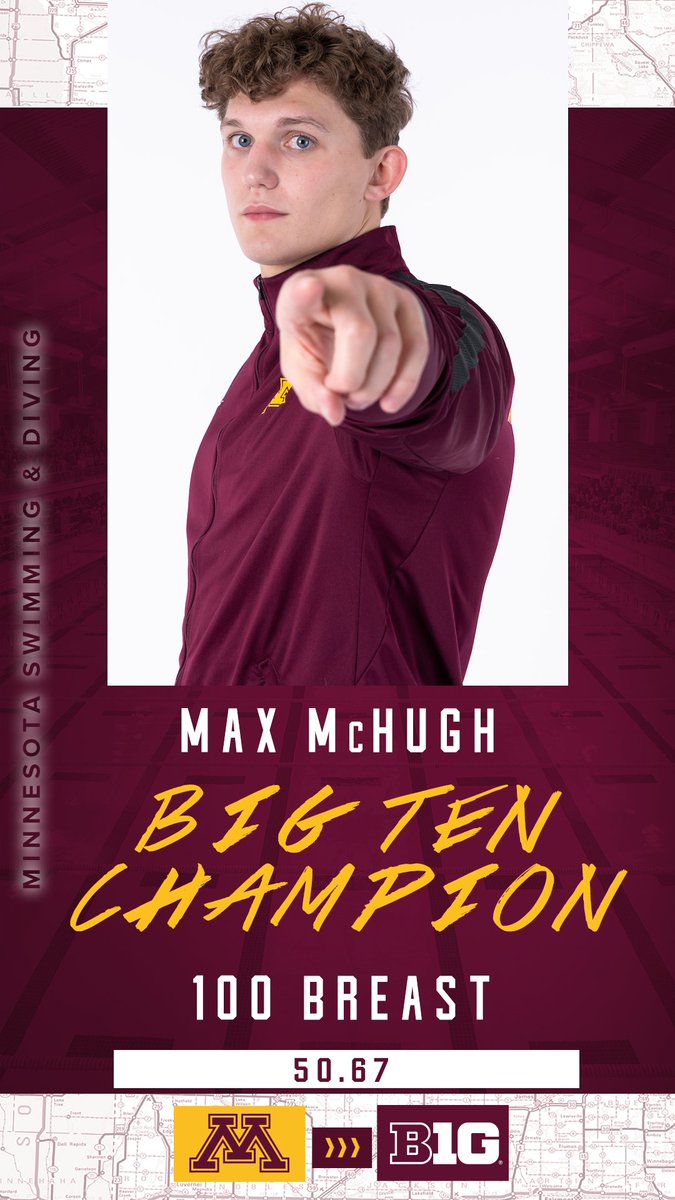 3-PEAT!!!

Max McHugh wins the 100 Breast Big Ten title for the 3rd straight season! 〽️〽️〽️

#B1GMSD