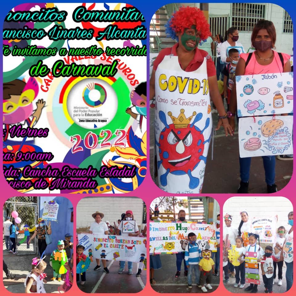 aragua_fla's tweet photo. Desfile de los Simoncitos Comunitarios SENIFA FLA  Programa Cada Familia Una Escuela Excelente Participación de nuestros niños y niñas, Padres y Representantes junto con este gran Equipo de Madres y Docentes,Gestión educativa Educadores de Aragua @NicolasMaduro  @leoalvacabrera https://t.co/PNRR9Kv5h2