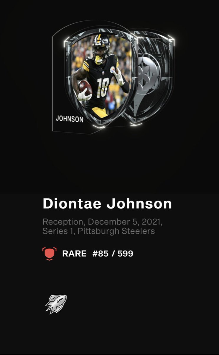 Just pulled this RARE #85 <a href="/Juiceup__3/">Diontae Johnson</a> from <a href="/NFLALLDAY/">NFL ALL DAY</a> 🏈