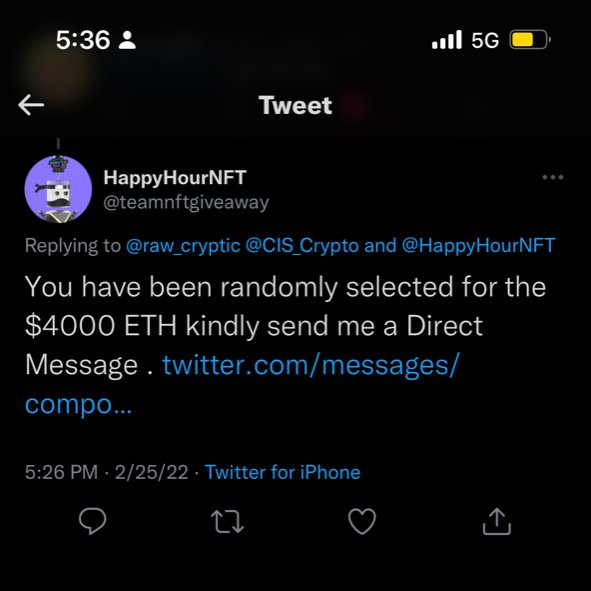 🚨 URGENT 🚨

Hey all, please be cautious as someone is trying to impersonate our account. Please do not click on their links and help us report this account.

Be safe, cheers. 🍻