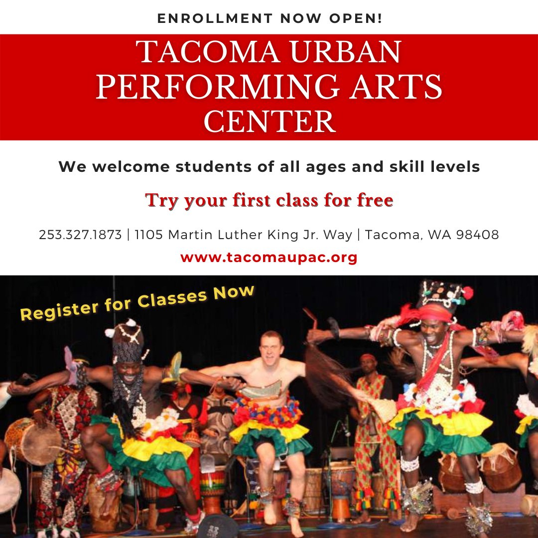TUPACTacoma's tweet photo. West African Class Is Back The high energy class is fun for people of all ages and fitness levels 
Sunday's at @ 1pm Come Join https://t.co/gSG8TgezcL