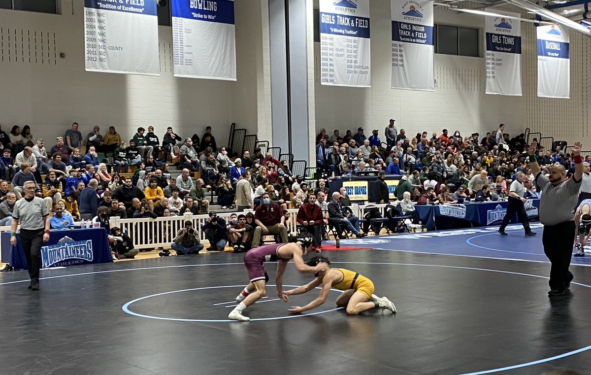 Derek Bernardino with the 4-0 win in the quarterfinal round of Region 3.  Derek is headed to the semi-final round tomorrow! 🤼