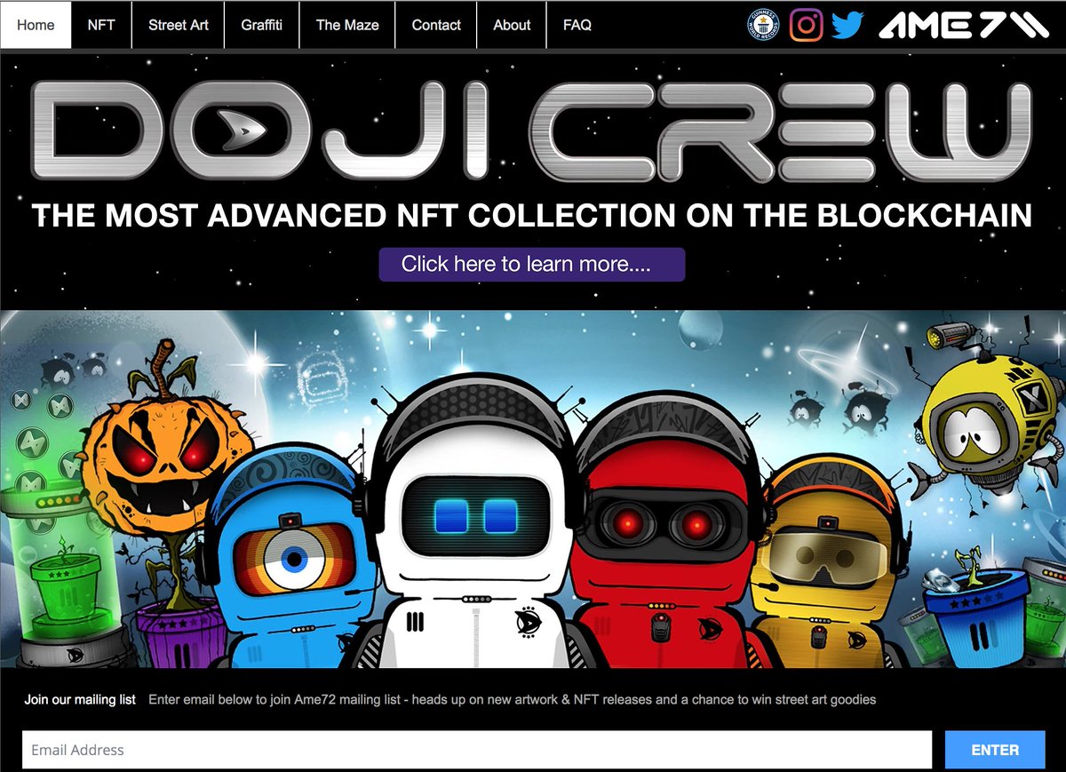 Finally added a DOJI CREW guide to my site. It's super SIMPLE for anyone new to NFTs and for those who want to learn more about the art, utility and tech 😋 #nft #educate #guide #simple #howto #dojicrew ame72.com