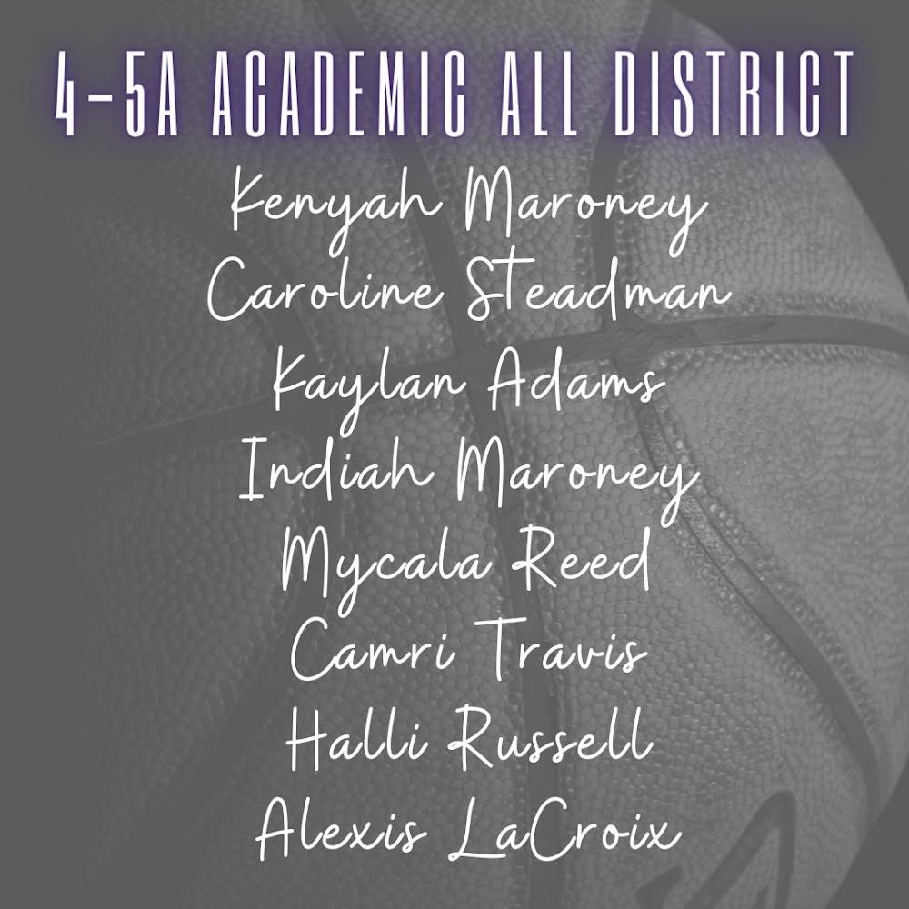 Congrats to our Academic All-District team!