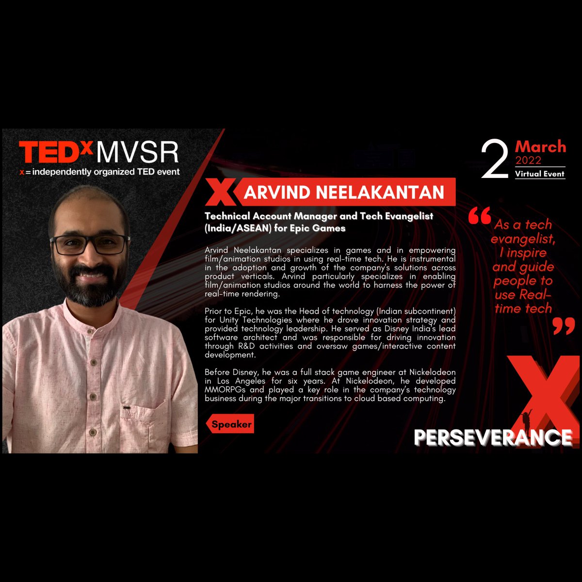 tedxmvsr's tweet photo. #Third  #Speaker #Announcement # TEDxMVSR #2022 https://t.co/4aoCanBOYN