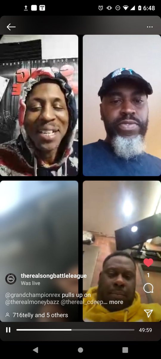 <a href="/TMoneybazz/">The real moneybazz</a> <a href="/TellyCole/">TELLY BUCKSHOT</a> <a href="/Thereal_cd33p/">Ether</a> <a href="/BigLanBso/">Big Lan</a> <a href="/Lifrmtheblock/">Li🎒</a> on IG therealsongbattleleague T REX pulls up salute