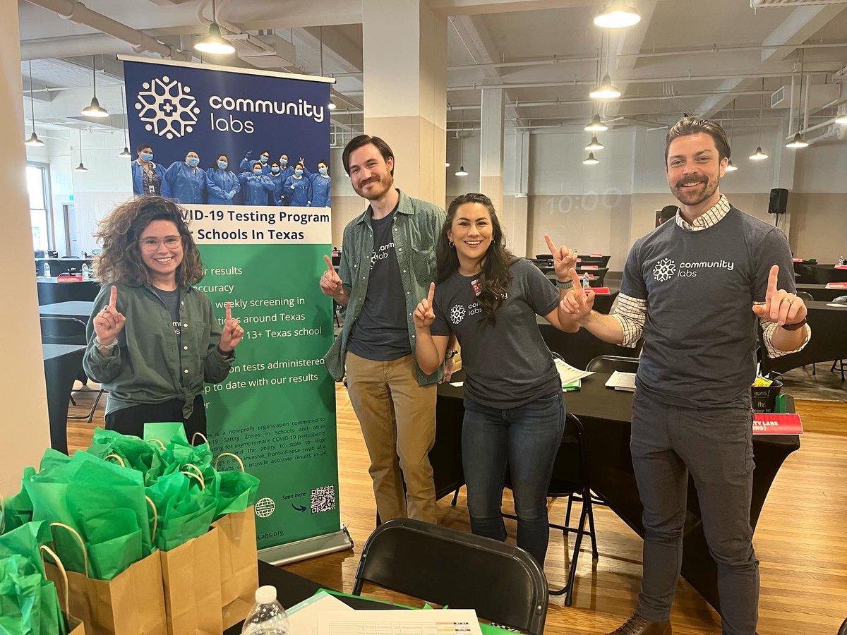 communitylabs_'s tweet photo. Another great week at Community Labs! 🥼 

Stay warm this weekend! See you next week 🤩
.
.
.
#communitylabs #sanantonio #sanmarcos #saisd #smcisd #studentsstartups #summerinternship #covidtesting #covidtester #pruebascovid https://t.co/CopUNI6VAj