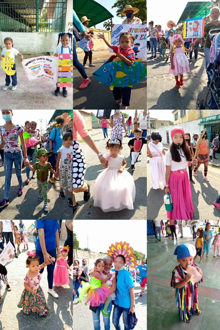 aragua_fla's tweet photo. Desfile de los Simoncitos Comunitarios SENIFA FLA  Programa Cada Familia Una Escuela Excelente Participación de nuestros niños y niñas, Padres y Representantes junto con este gran Equipo de Madres y Docentes,Gestión educativa Educadores de Aragua @NicolasMaduro  @leoalvacabrera https://t.co/PNRR9Kv5h2