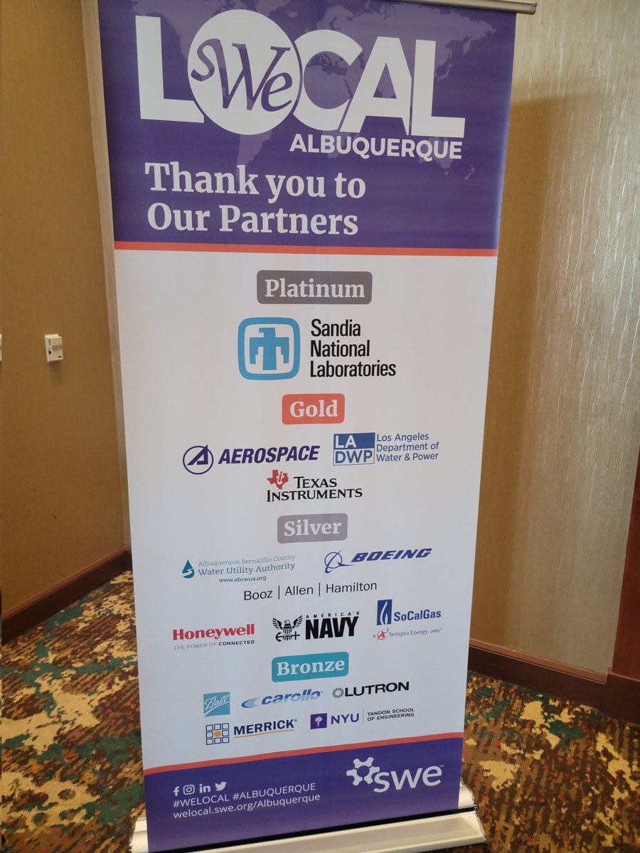 nm_pope's tweet photo. Attending the Society of Women Engineers Local Albuquerque Conference. https://t.co/MhEqWAuDN7