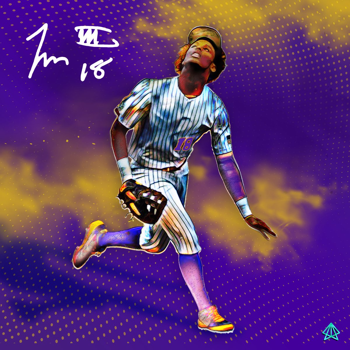 fanpagedotcom's tweet image. What's your favorite #NFT from @tre_morgan10's first series? #nftdrop #NFTs #nftart #digitalart #nftcommunity #LSU #LSUBaseball #NIL