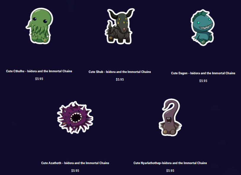 GALungaro's tweet photo. Phase one is complete! The Cute Cthulhu Sticker Collection from the Isidora and the Immortal Chains by Rubicon Comics are available! Get your today!
#comicbooks #comics #indiecomics #Cthulhu 
https://t.co/bfYCclRgSJ https://t.co/KppcrnFkyZ