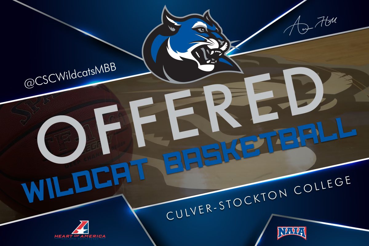 After a great talk with <a href="/EvanThomas____/">Evan Morrissey</a>  I am blessed to announce my first offer from        Culver-Stockton!