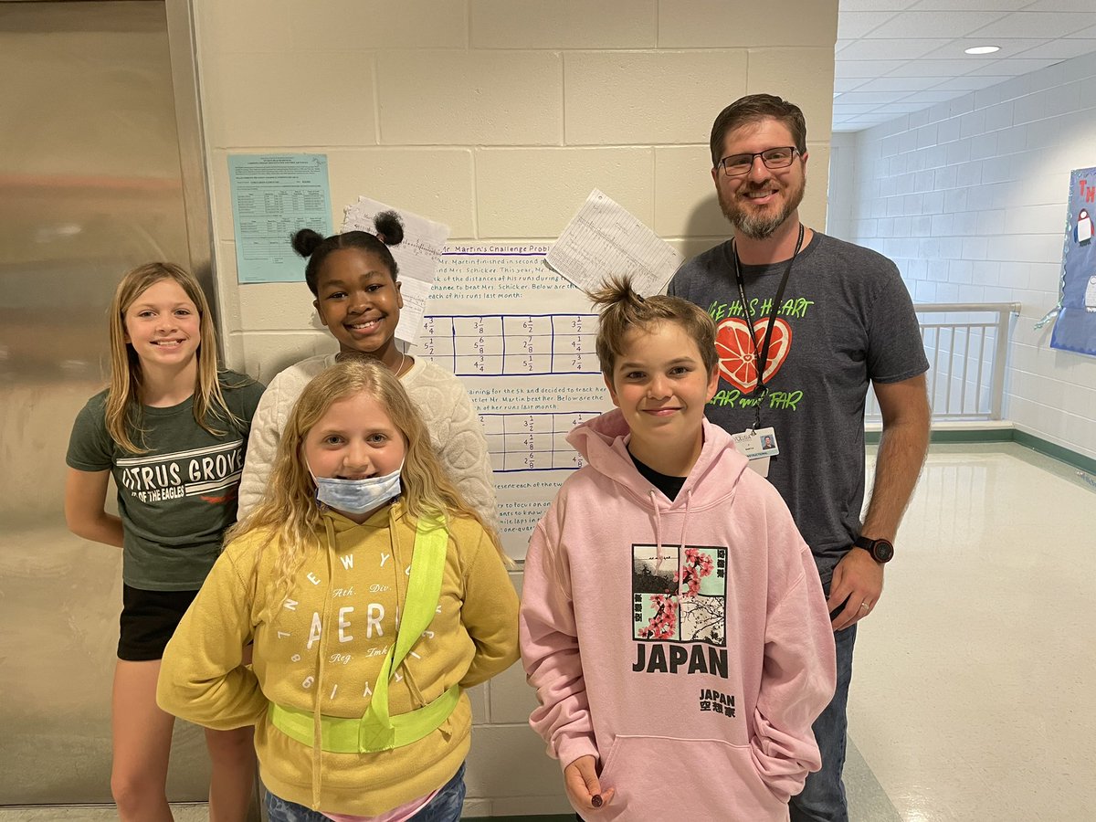 blueegg3r's tweet photo. Pretty proud of my mathematicians who solved our math coaches’ 5th grade challenge problem!!! @CitrusGrove_VCS @volusiaschools #vcsmath https://t.co/wkdEVfPmsf