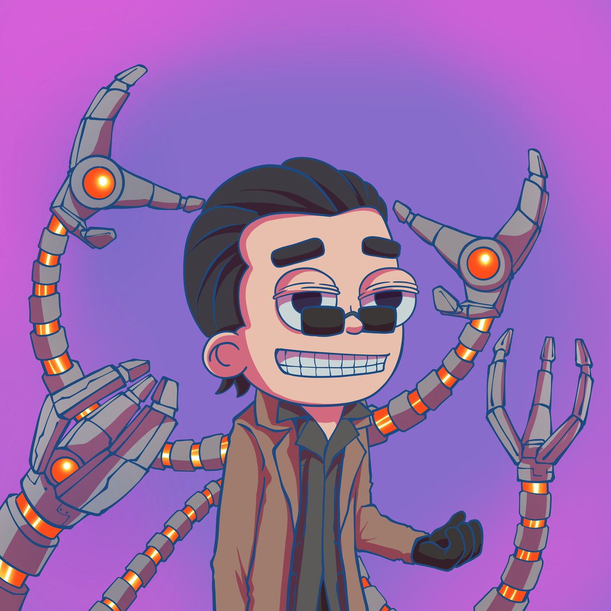 0xshivamkhullar's tweet photo. Worked really hard on this one, this is Paul, he is looking for the creepy crawly spider. Paul is ready to take on the wrld. @SOVillains @heyKevD @0xMylo @Ordinary_Oliver https://t.co/AfstgAXbrF