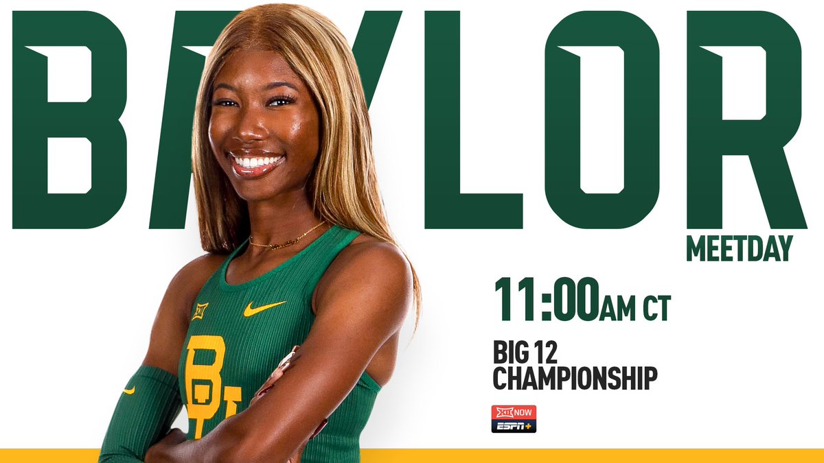 BaylorTrack's tweet photo. 𝙄𝙏'𝙎 𝘾𝙊𝙉𝙁𝙀𝙍𝙀𝙉𝘾𝙀 𝙈𝙀𝙀𝙏𝘿𝘼𝙔 [pt. 2]!

📍 Ames, Iowa
🏟 Lied Recreation Center
🗓 https://t.co/GabLy2zKO6
📊 https://t.co/NW7RRasLIa
🖥 https://t.co/FHZ4rXTCD9

#SicEm 🐻 https://t.co/1tkISFtJTH