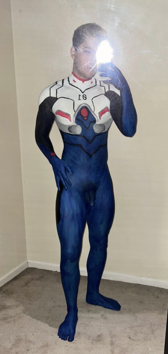 jonhualiu's tweet photo. evangelion paint https://t.co/OjvYmLcLBt