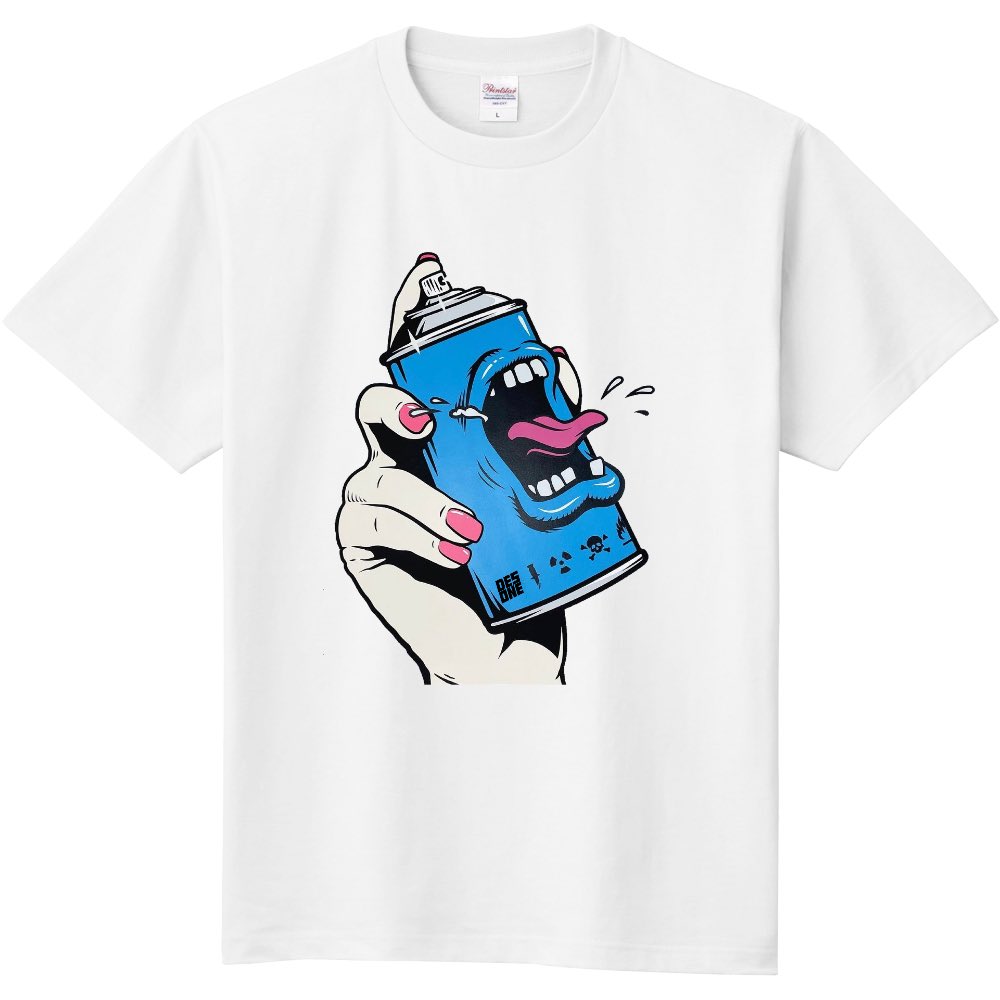 スクリーミングハンド　スマーフ　パロディーTシャツ　Lサイズ