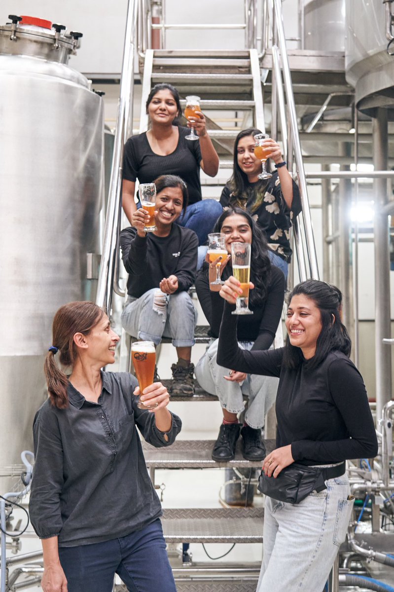 drinkgeist's tweet photo. So it’s time we let you in on a little secret..

There’s a very special beer coming your way next month courtesy the #ladieswholager 🙌 

We had an incredible time hosting this group of Indian #womenbrewers at Geist a few weeks ago!

#collabbeer #bangalore #india https://t.co/NszR88Bp0F