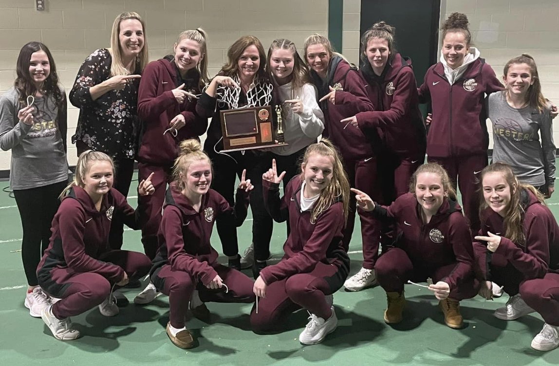 Three-peat  I-8 Conference champs! Way to go Lady Panthers! 🏀❤️🏀