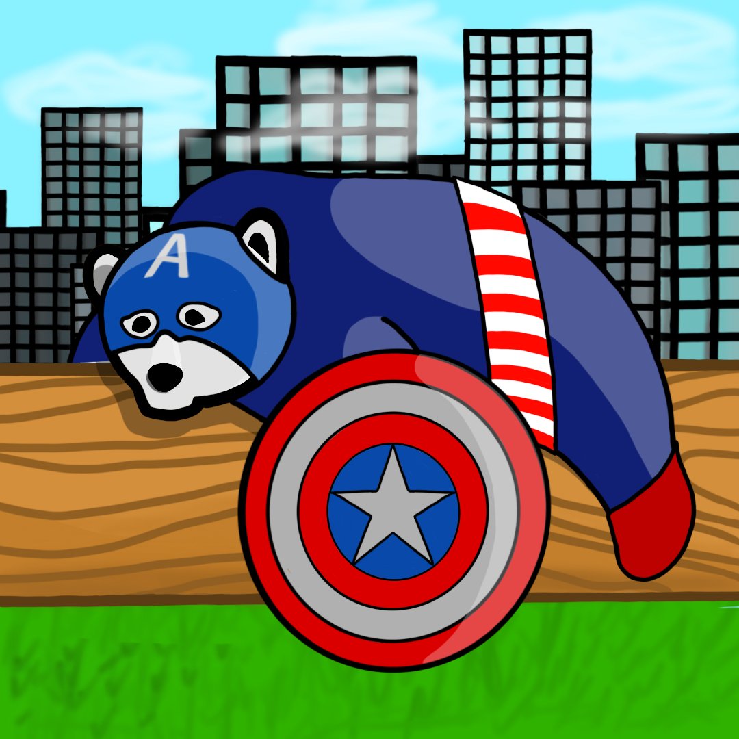 LazyStudi0's tweet photo. You are looking at Lazy Bears' Captain Bearmerica.
Captain America tribute.

#WhitelistGiveaway in 24 hours.

To enter the giveaway;
Follow @LazyStudi0 
❤️
🔁

#NFT #NFTs #NFTCommunity #NFTCollection https://t.co/SEAlppbkab