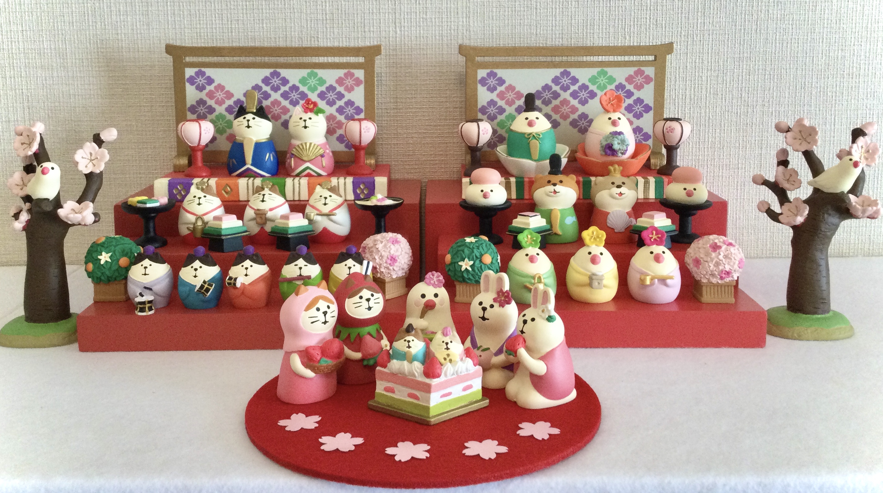 【もらっていただけると嬉しいです】デコレ　コンコンブル雛祭り もらっていただけると嬉しいです】デコレ コンコンブル雛祭り