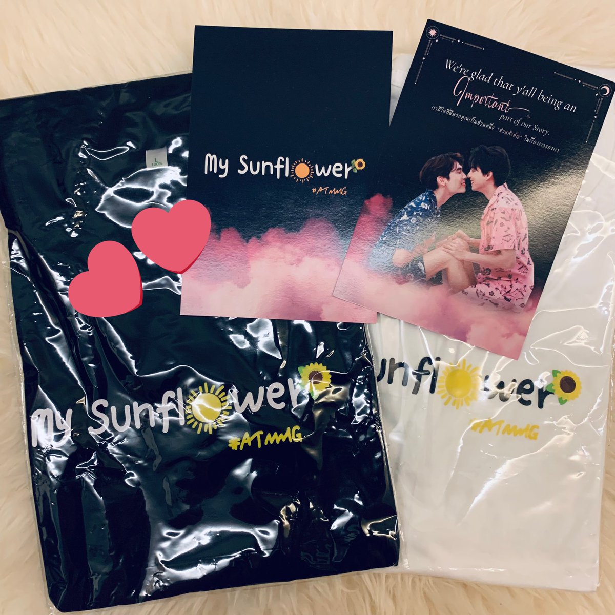 mar0412_'s tweet photo. My “My Sunfl☀️wer🌻” T-shirts by #ATMMG are hereeeeeee ♥️♥️ Thank you @orrapan_aom for the preorder ♥️♥️
#หวานใจมิวกลัฟ https://t.co/q3h7Emyfqb