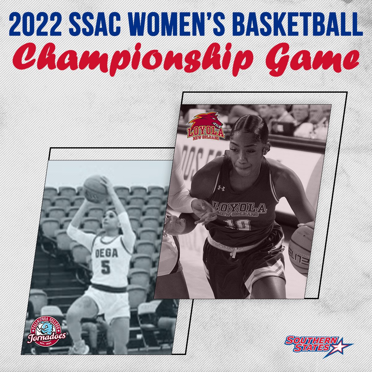 SSACsports's tweet photo. Only two teams are left at the 2022 SSAC Women's Basketball Championship. @LoyolaWolfPack and @DegaTornadoes will battle for the title Saturday at 4 p.m. CST. 

📍 Multiplex at Cramton Bowl
🎟 https://t.co/I8k5Smxdmg
📺 https://t.co/9egWXjQyfj ($)
🗒 https://t.co/bwQjZlgQVp https://t.co/Gxvg3EsgBL