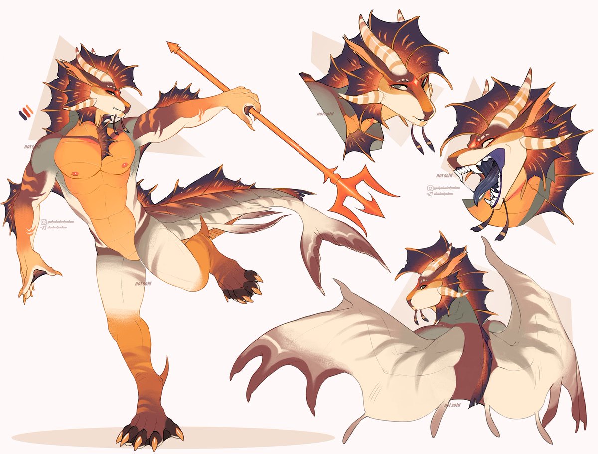 ⭐️[SEA DRAGON ADOPTABLE - OPEN ]⭐️ - Retweets are appreciated!! 💕 PRE ...