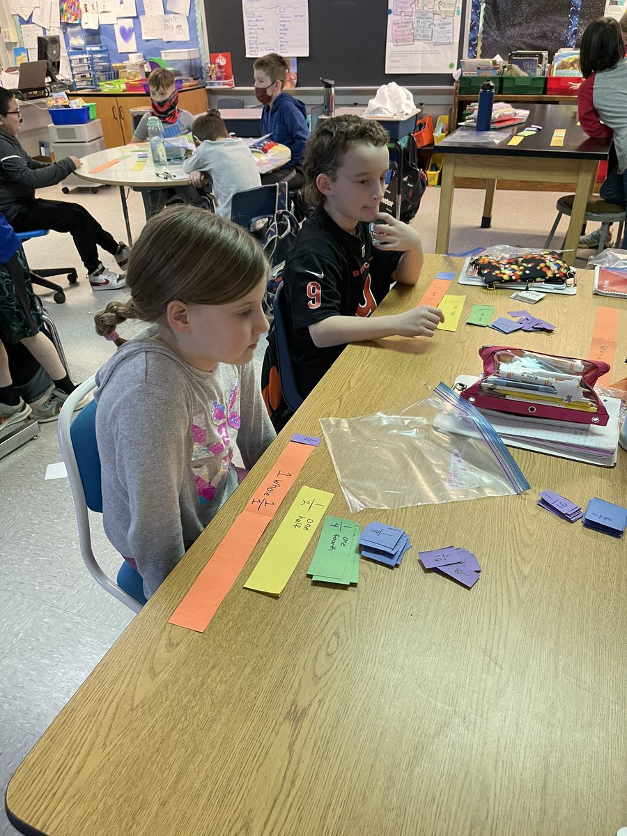 Enjoying the timeless game of Cover Up to help learn fractions #JFB <a href="/mburnsmath/">Marilyn Burns</a> <a href="/Kings_Schools/">Kings Local Schools</a>