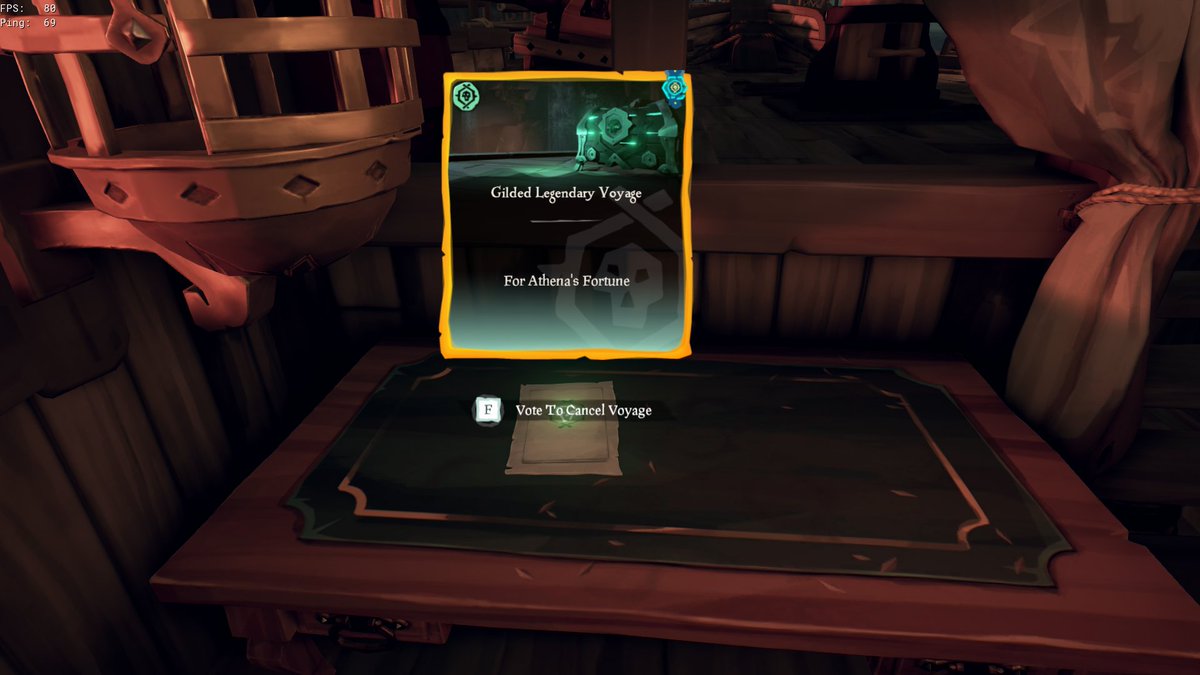 RangaRogers's tweet photo. Friendly reminder to turn off Auto-Vote on Voyage Proposal so you don't end up like a goober like me.
#SeaOfThieves #PirateFail https://t.co/uVPFoVngyj