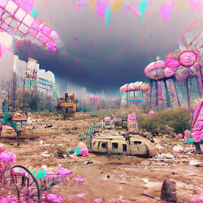 Darkscrim's tweet photo. "Post-apocalyptic wonderland" - made with @NightCafeStudio 

https://t.co/Aexjqc9mT3

#aiart #nightcafe #digitalart https://t.co/Aexjqc9mT3 https://t.co/L90O3HcQJ6