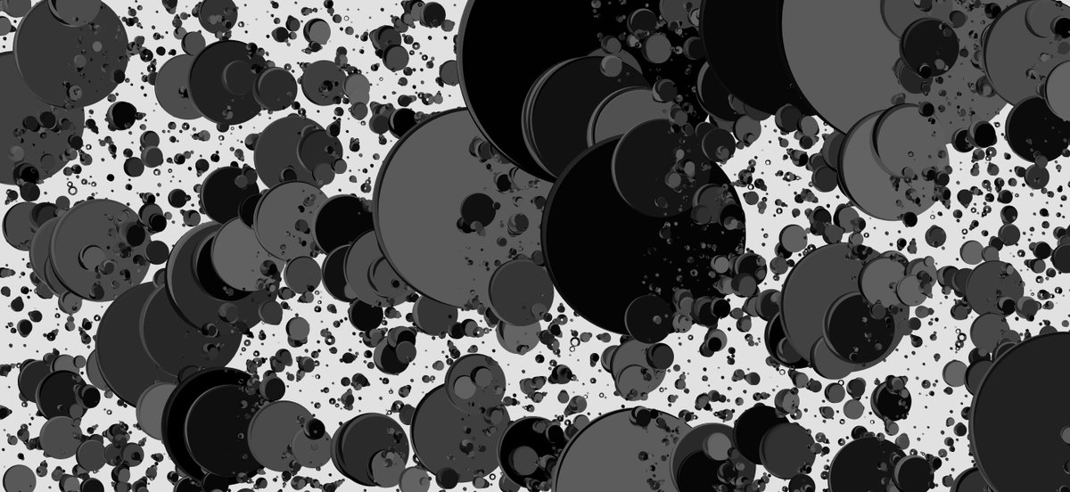 observable4r5's tweet photo. Day 124 in p5js. Inspired by space. Using circle and funnel logic from a previous piece.

#generativeart #generative #creativecoding #Creative #genart #art #artwork #codeart #p5js #processing #Space #Circle https://t.co/7tF5LwOBjN
