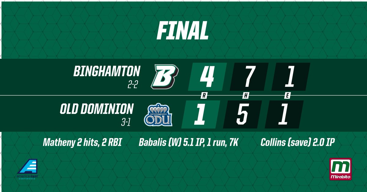 Binghamton Baseball tweet media