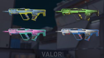 lukelfisch's tweet photo. ☄️New AKT 2 EP 4 Battle Pass Skins⚡️
These Skins Look interesting something new but we will see ingame how they are

Credits:@ValorLeaks 

#VALORANT #battlepass #skins #news https://t.co/rAoYytZRTc