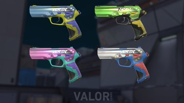 lukelfisch's tweet photo. ☄️New AKT 2 EP 4 Battle Pass Skins⚡️
These Skins Look interesting something new but we will see ingame how they are

Credits:@ValorLeaks 

#VALORANT #battlepass #skins #news https://t.co/rAoYytZRTc