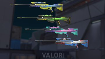 lukelfisch's tweet photo. ☄️New AKT 2 EP 4 Battle Pass Skins⚡️
These Skins Look interesting something new but we will see ingame how they are

Credits:@ValorLeaks 

#VALORANT #battlepass #skins #news https://t.co/rAoYytZRTc