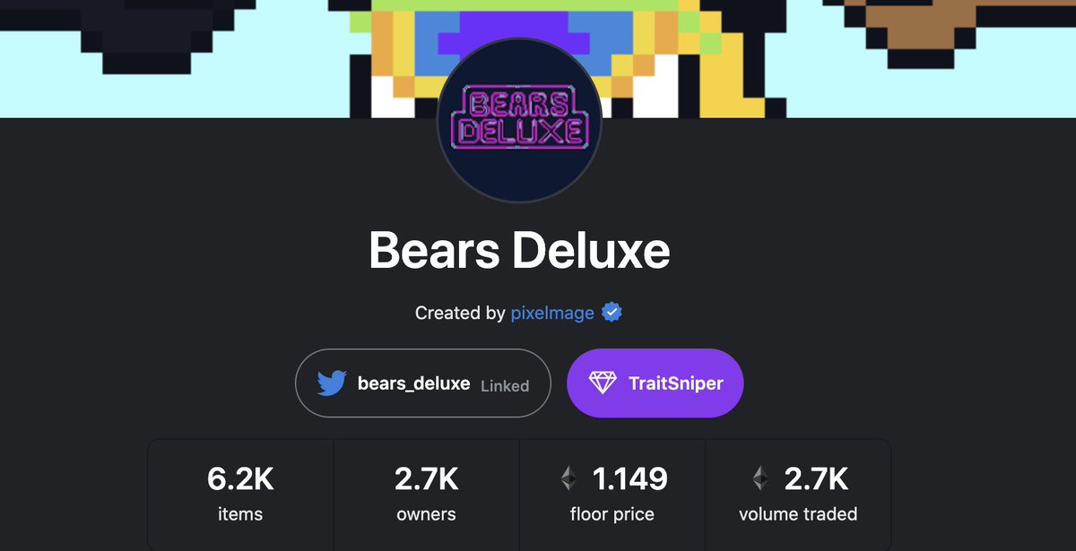 jonsimo's tweet photo. Awesome to see many new people joining the @bears_deluxe community! This is one of the most underrated and interesting tokenimics project I’ve seen. Here’s my jolly hunter bear https://t.co/1eWFhy2z7d